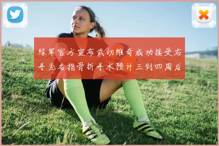 绿军官方宣布武切维奇成功接受右手无名指骨折手术预计三到四周后复查